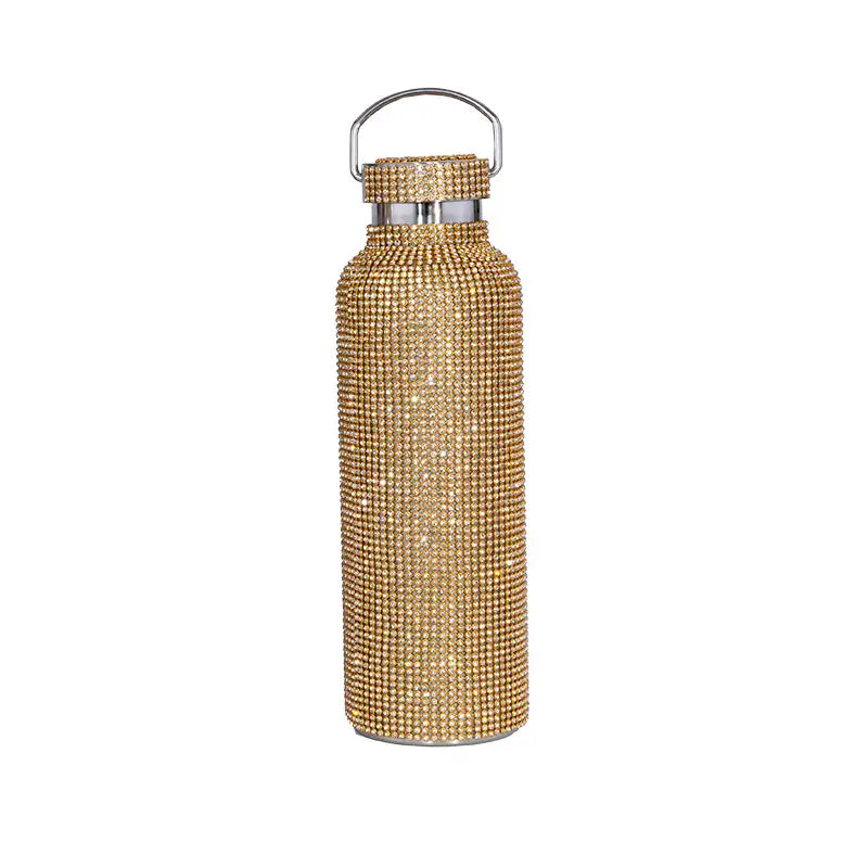 Rhinestone Stainless Steel Thermal Bottle