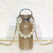 Rhinestone Stainless Steel Thermal Bottle