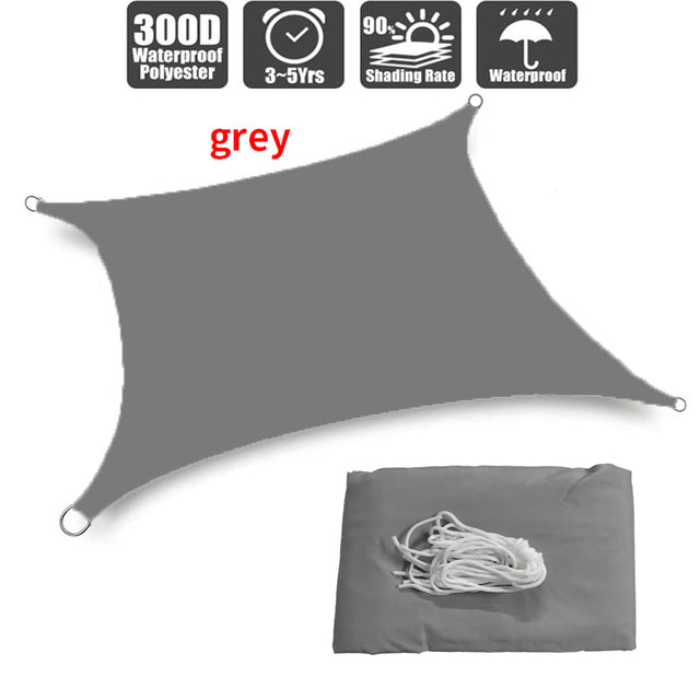 Waterproof Outdoor Sun Shade Sail for Garden and Terrace