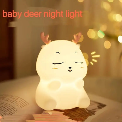 Silicone Deer Night Light