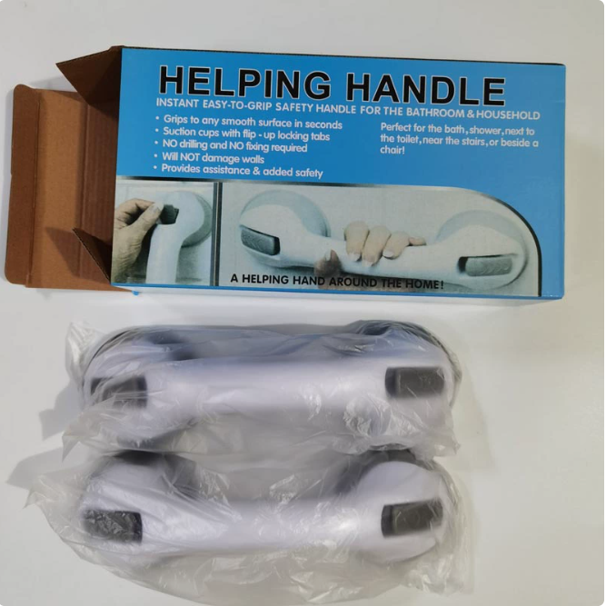 Suction-Cup Bathroom Handle