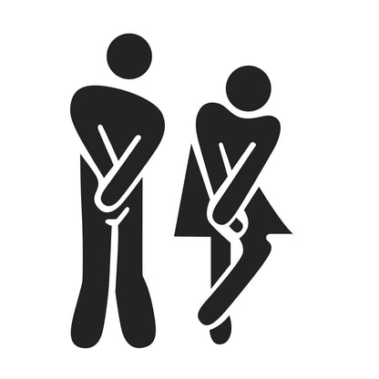 Bathroom Door Sign Sticker