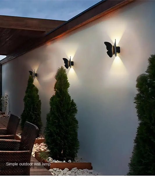 1pc LED Modern Outdoor Wall Light for Garden & Stairway