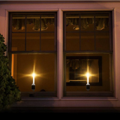 Solar Waterproof Candle Lantern for Outdoor Garden Decor