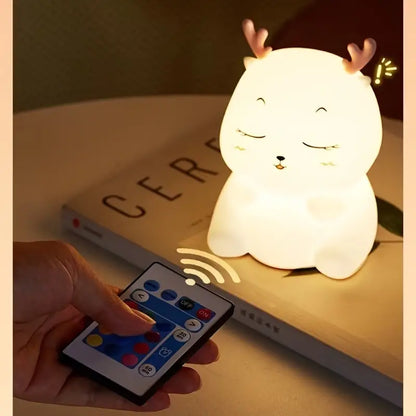 Silicone Deer Night Light