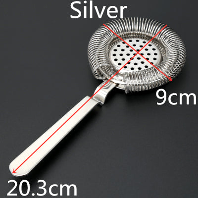 Stainless Steel Cocktail Strainer with Spring