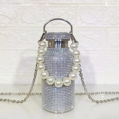 Rhinestone Stainless Steel Thermal Bottle