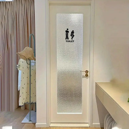 Bathroom Door Sign Sticker